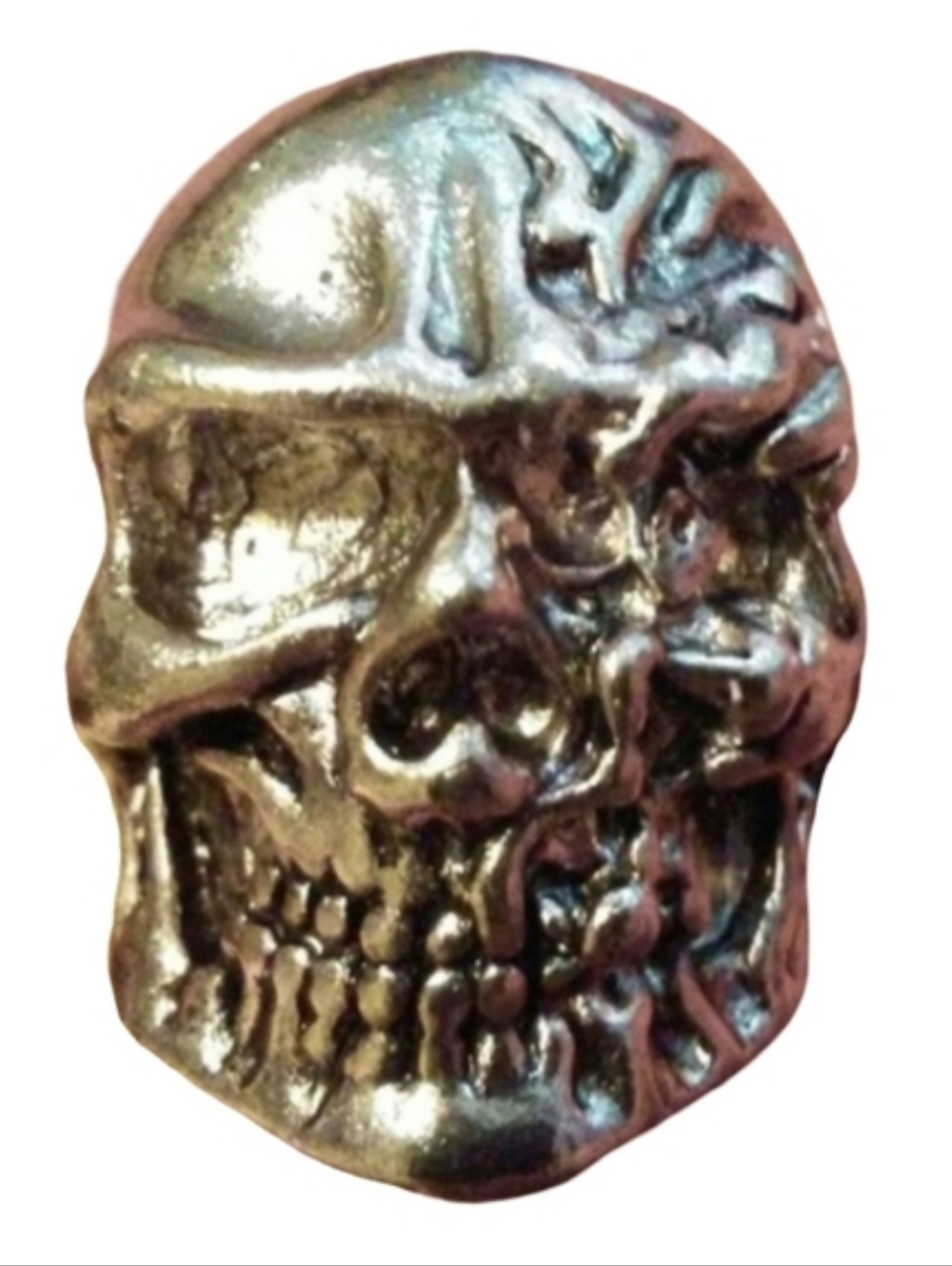 3D Silver Skull One Eyeball Heavy Metal Unisex Ring Goth Biker Punk Rock Mens 9